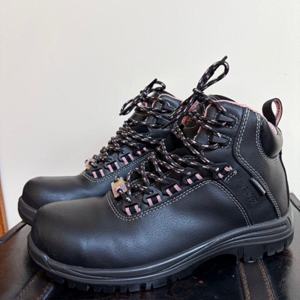 Women's Avenger 6" Composite Toe WP Work Boot A7287 Waterproof Steel Toe Sz 8.5